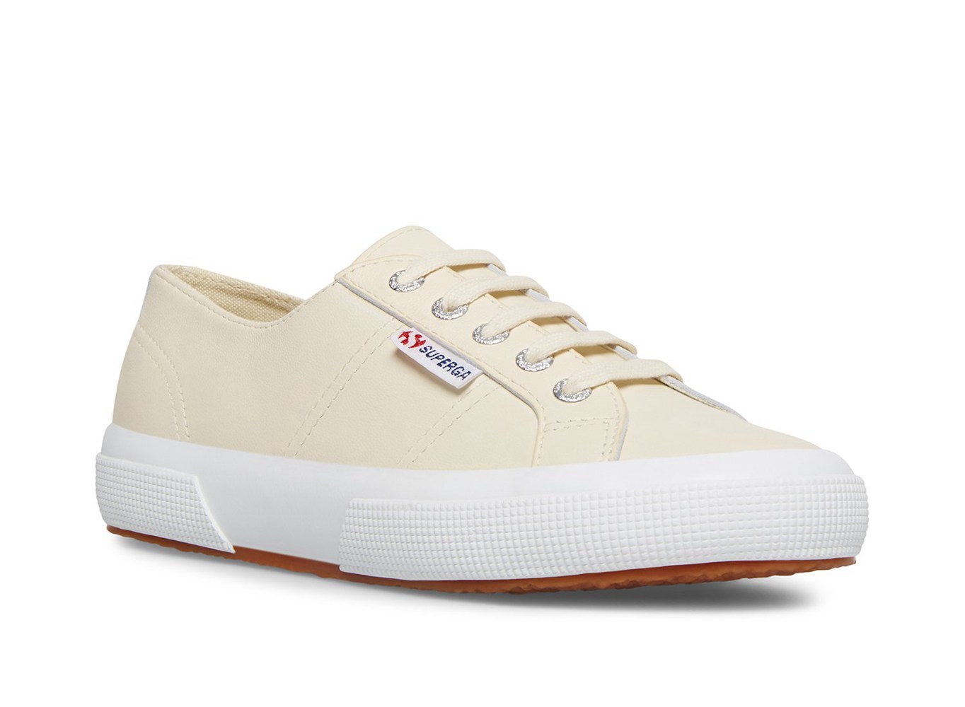 Tenis Feminino Bege - Superga 2750 Naplngcotu Couro - AZOJP-9263